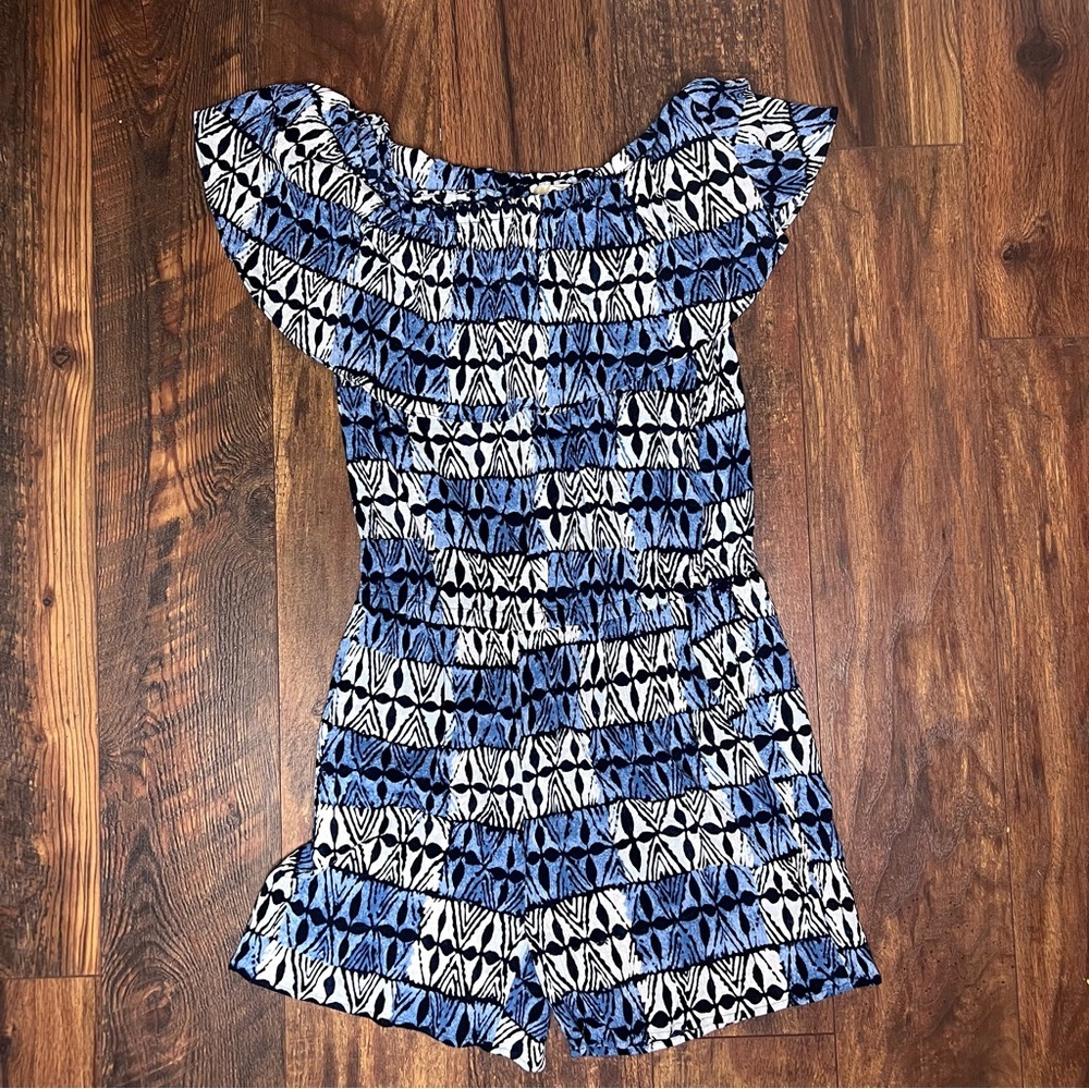 Michael Kors stretch romper shorts with pockets size 8